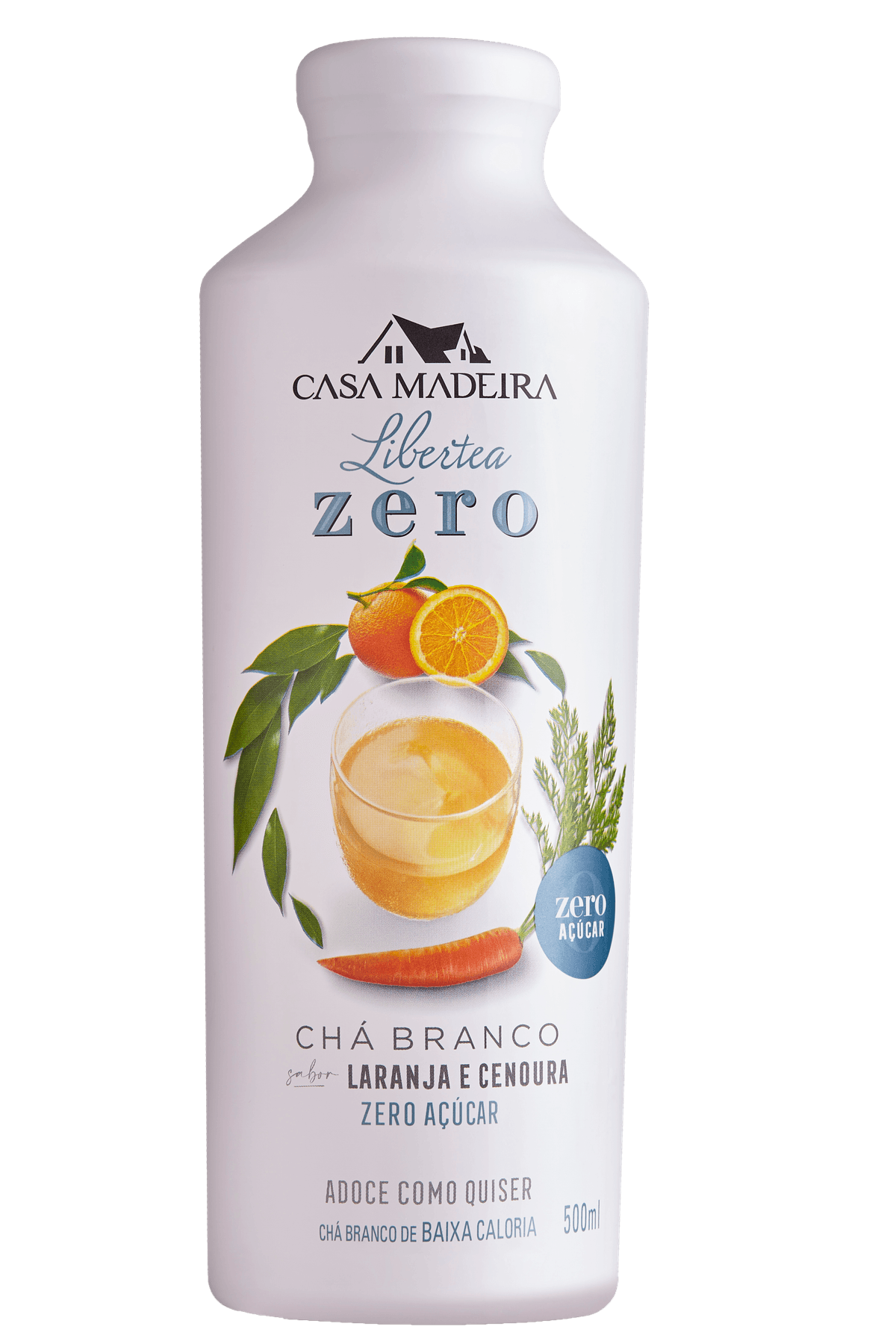 Chá Branco de Laranja com Cenoura Zero Açúcar e Zero Adoçantes