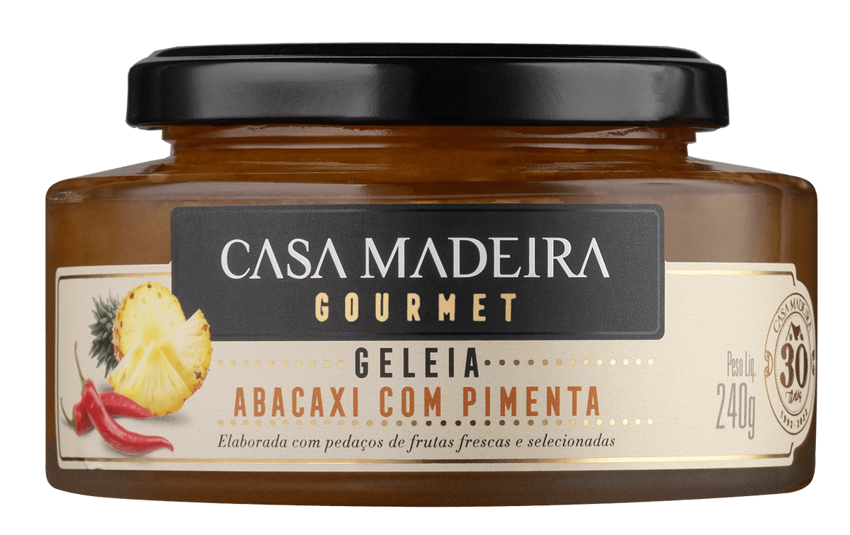 Geleia Gourmet de Abacaxi com Pimenta