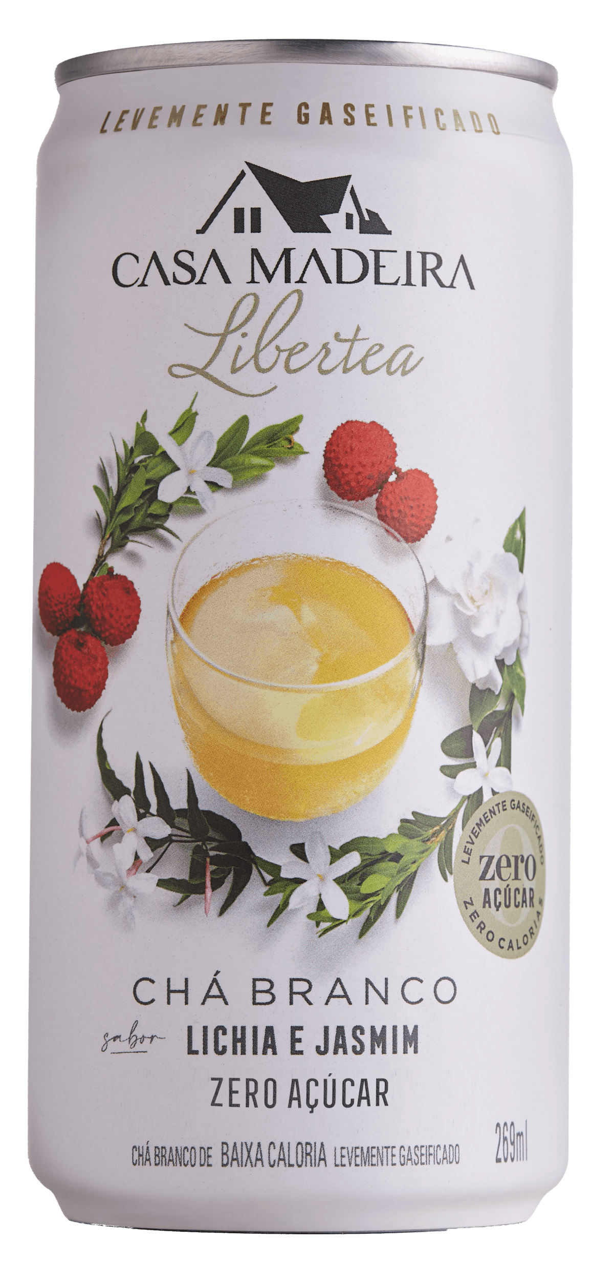 Chá Branco com Lichia e Jasmim levemente gaseificado 269ml