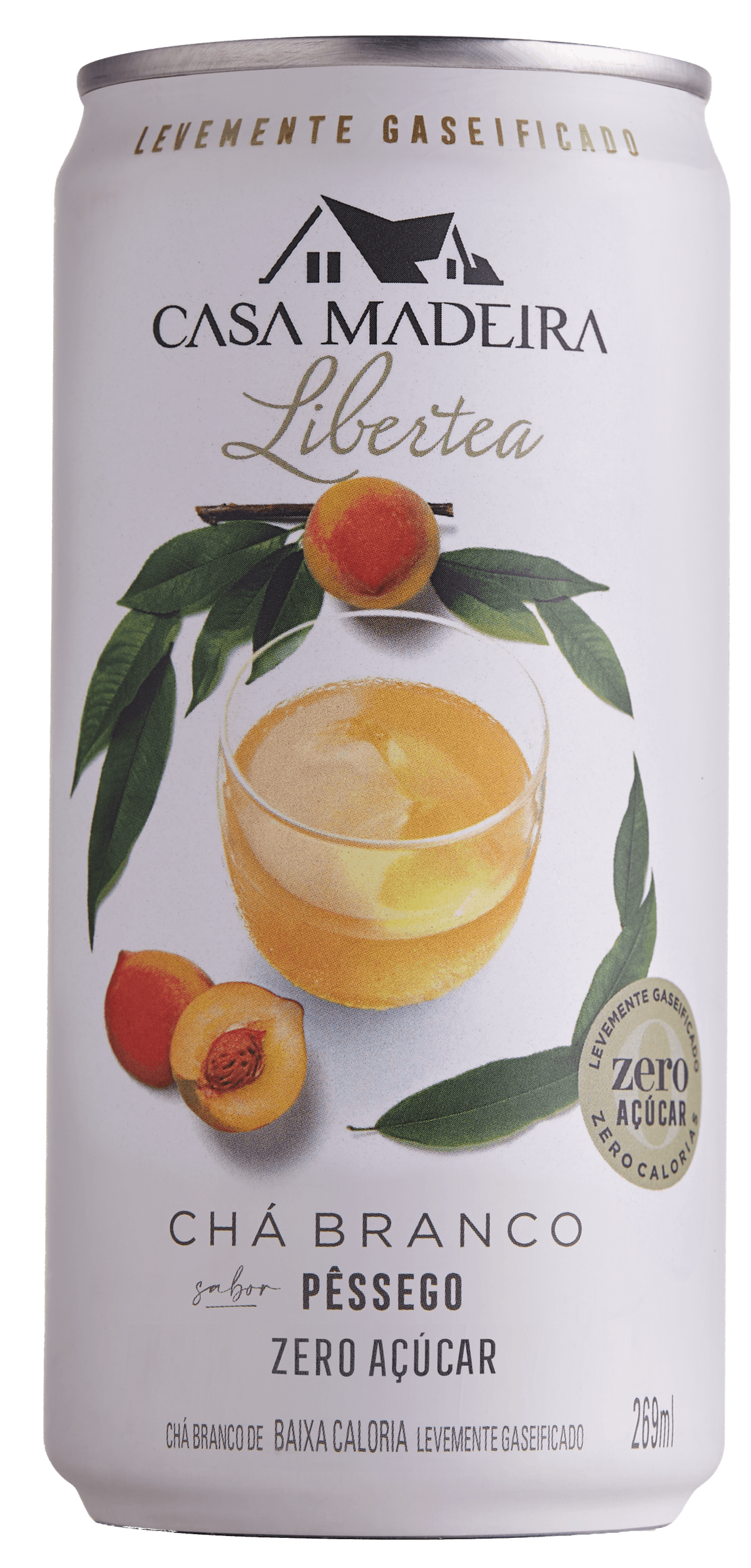 Chá Branco com Pêssego levemente gaseificado 269ml