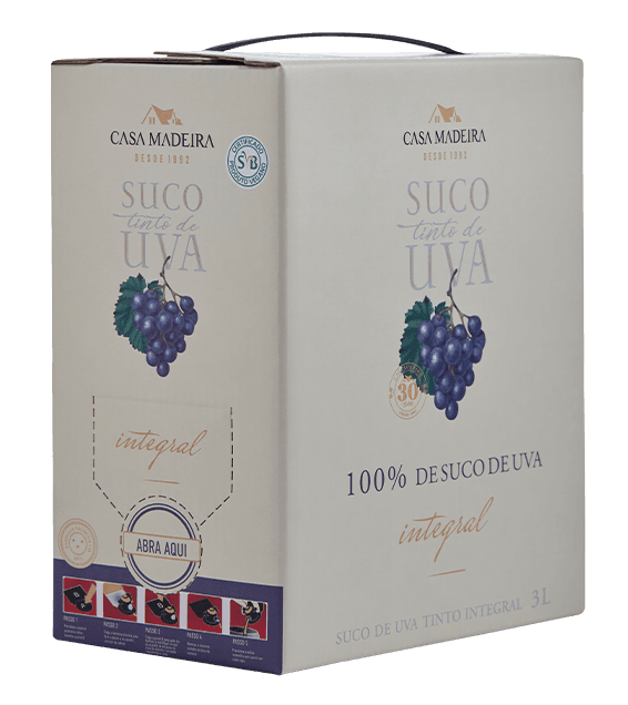 Suco de Uva Integral Bag in Box 3LT