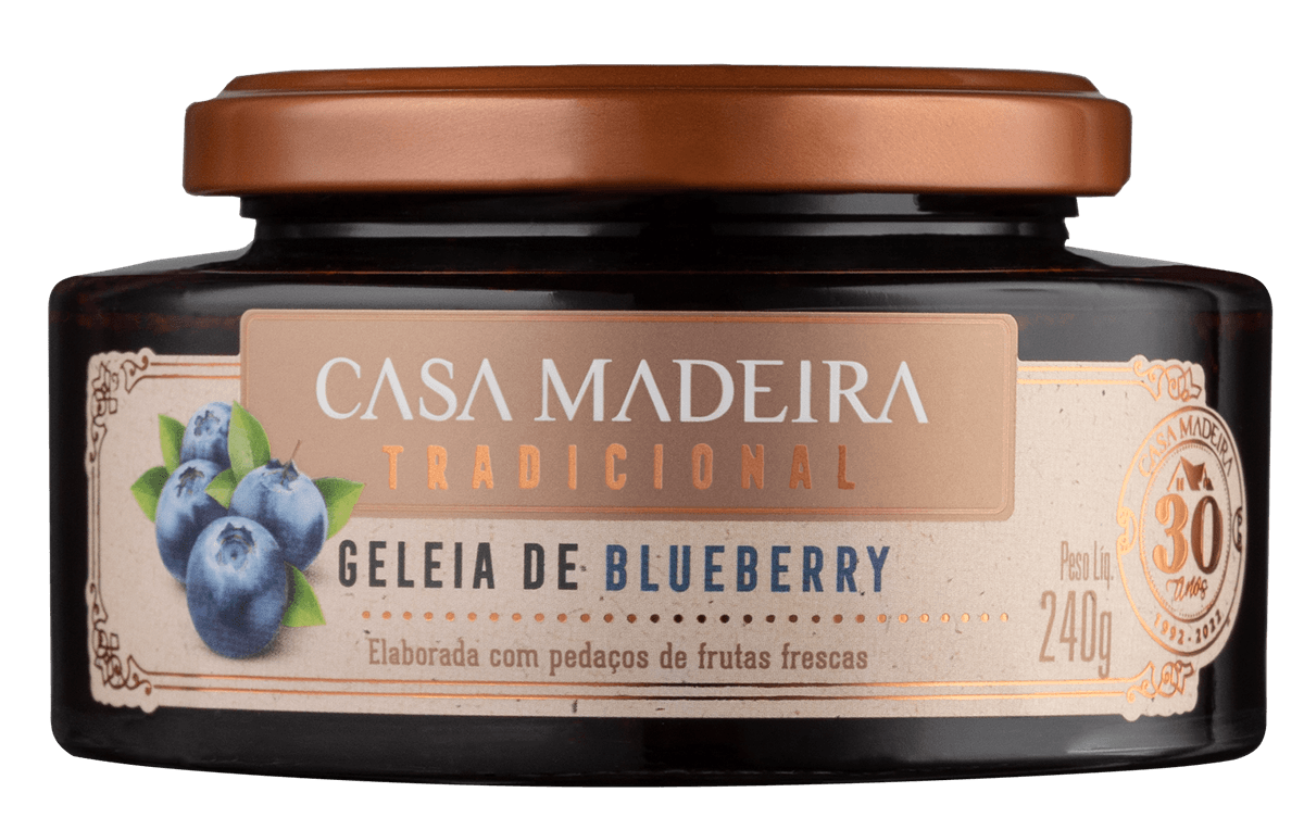 Geleia Tradicional de Blueberry