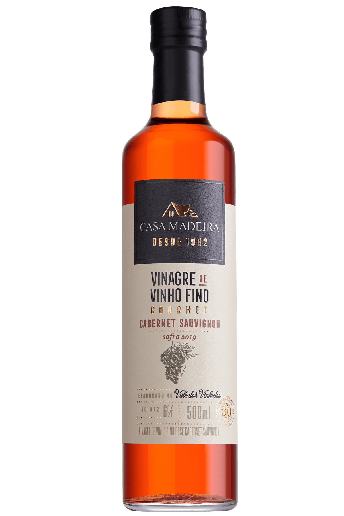 Vinagre de Vinho Fino Rosé Cabernet Sauvignon