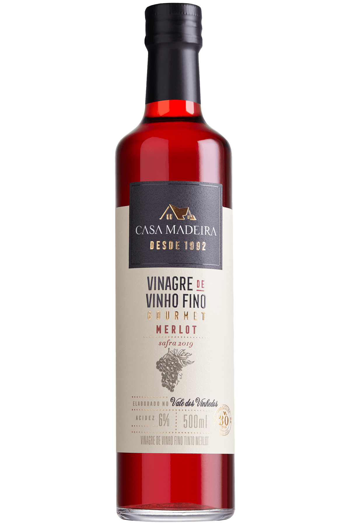 Vinagre de Vinho Fino Tinto Merlot