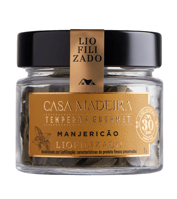 Tempero Manjericão Liofilizado
